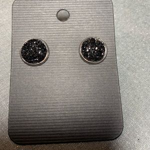 Faux druzy earrings